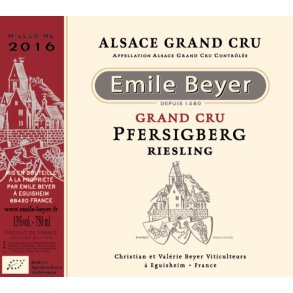 #2016 Emile Beyer Riesling Grand-Cru Pfersigberg (HVID)
