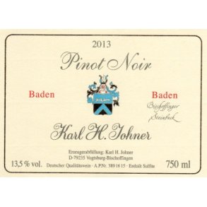 #2013 Karl H. Johner Pinot Noir 