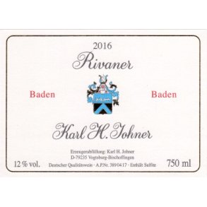 #2017 Karl H. Johner Rivaner (HVID)