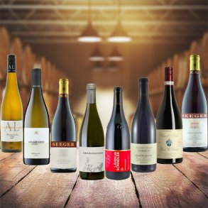 Smagekasse /8 fl - Overblik over Druer, Producenter - LUKSUS